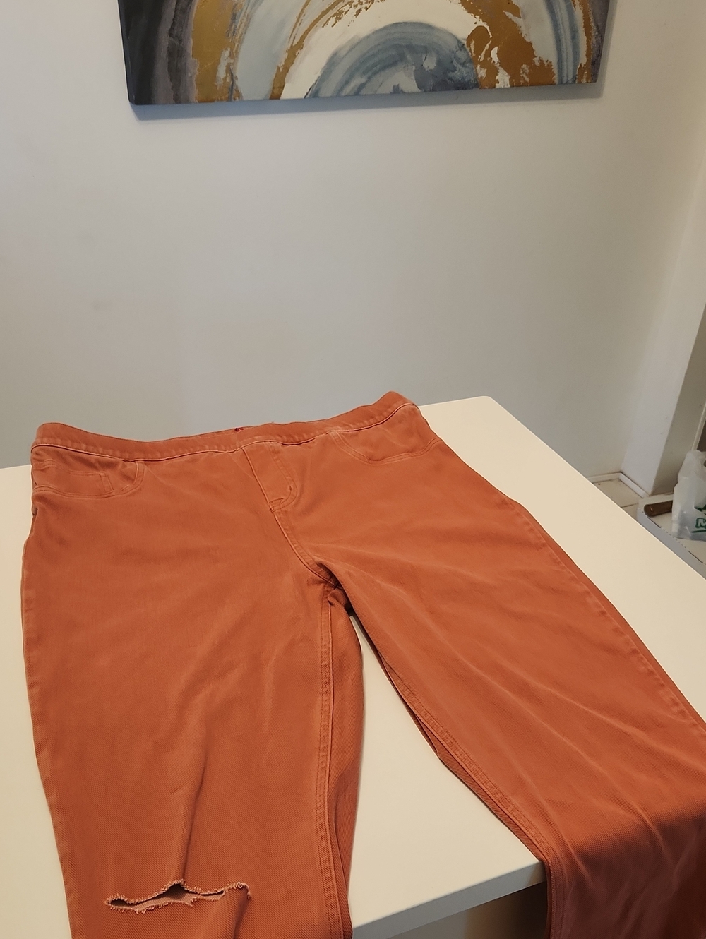 SPANX Jeans in Muted Coral